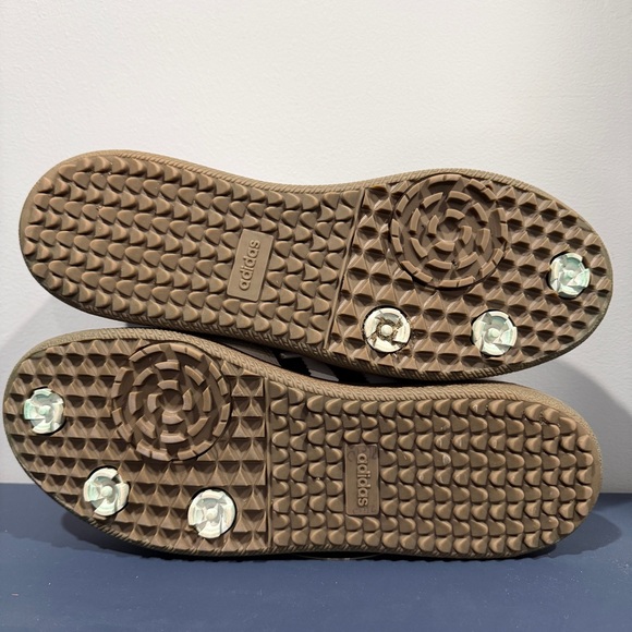 adidas Samba Spikeless Golf Shoes JH6149 Men's 10.5 White Gum Sole - Picture 5 of 6